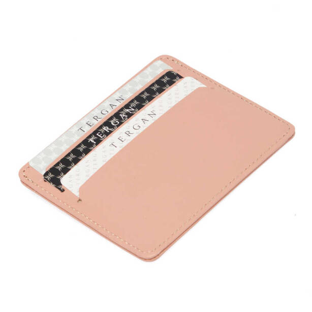 Pudra Deri Unisex Kredi Kartlık - S1KK00001050-T40 - Tergan
