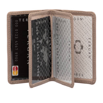 Pudra Deri Unisex Kredi Kartlık - S1KK00001601-P8F - 2