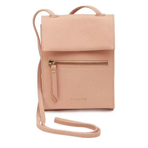 Pudra Hakiki Deri Kadın Çapraz Askılı Çanta - S26Y1BC80168-S94 - 1