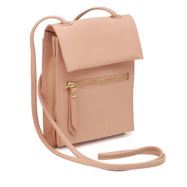 Pudra Hakiki Deri Kadın Çapraz Askılı Çanta - S26Y1BC80168-S94 - 2