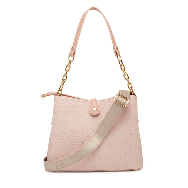 Pudra Print Kadın Omuz Çantası - S1WPR0000802-S7R - 3