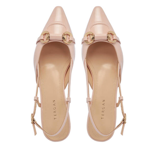 Pudra Rugan Deri Kadın Babet - K25Y1AY67808-B0E - Tergan