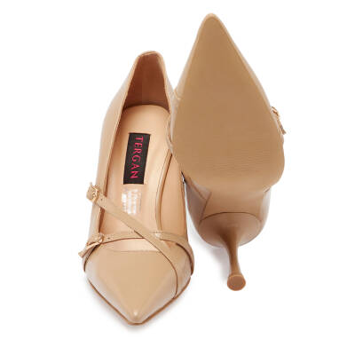 Pudra Rugan Deri Kadın Stiletto - K24S1AY67513-A08 - 4
