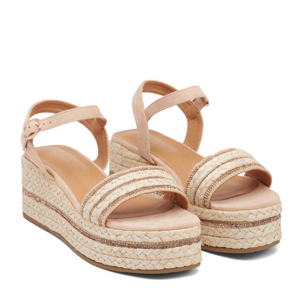 Pudra Tekstil Kadın Sandalet - K26Y1SN68720-O6K - 2