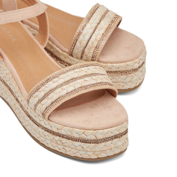 Pudra Tekstil Kadın Sandalet - K26Y1SN68720-O6K - 3
