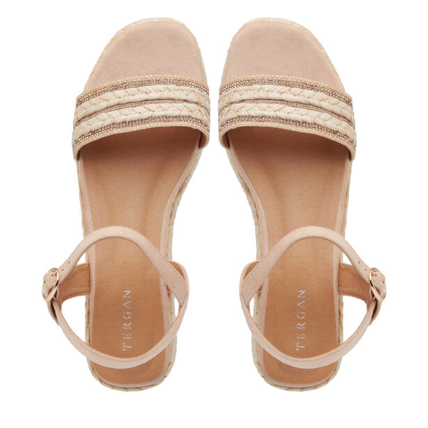 Pudra Tekstil Kadın Sandalet - K26Y1SN68720-O6K - 5
