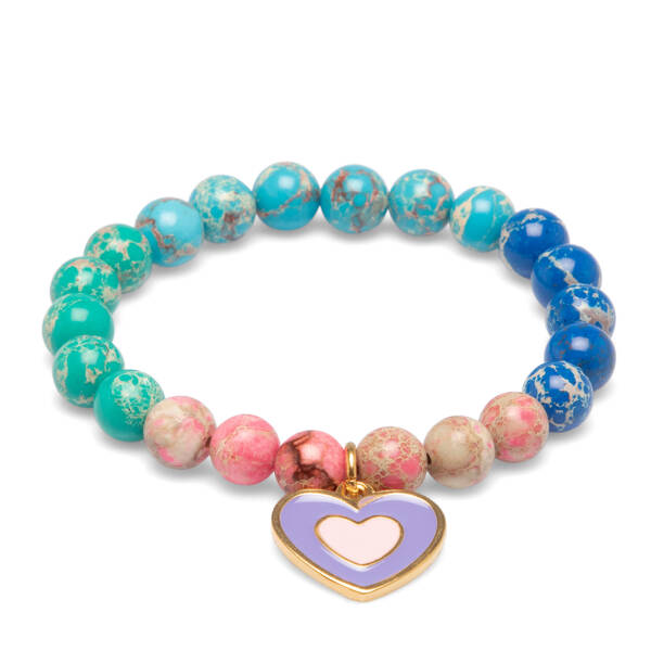 Renkli Deri Kadın Bileklik - K1BLK0450078-E90 - 1