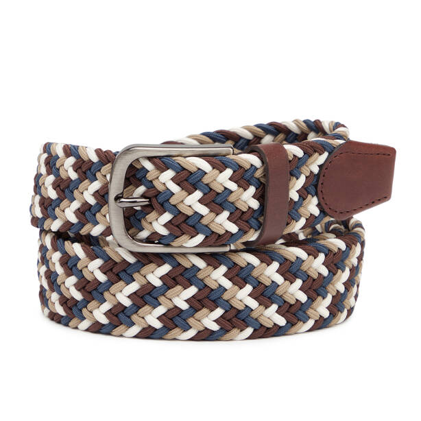 Renkli Hakiki Deri Erkek Kemer - S1EK00000340-V5O - 1