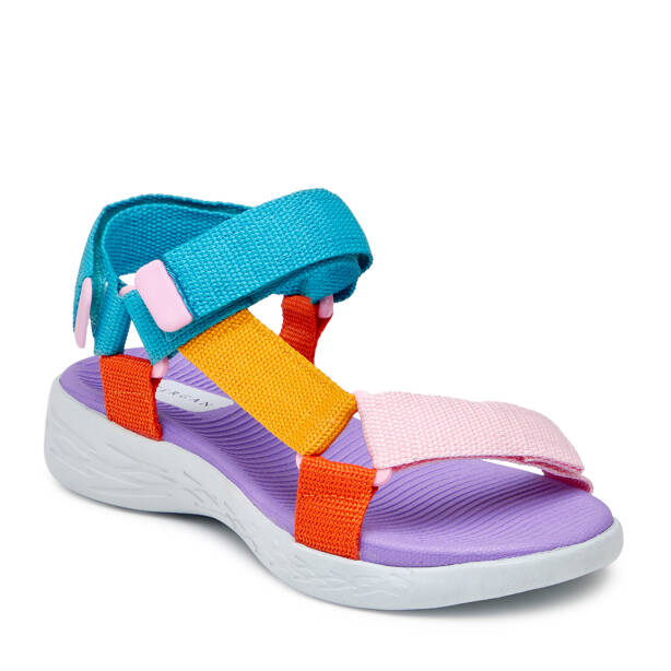 Renkli Tekstil Kadın Sandalet - K25Y1SN67866-U5P - 2