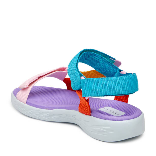 Renkli Tekstil Kadın Sandalet - K25Y1SN67866-U5P - 3