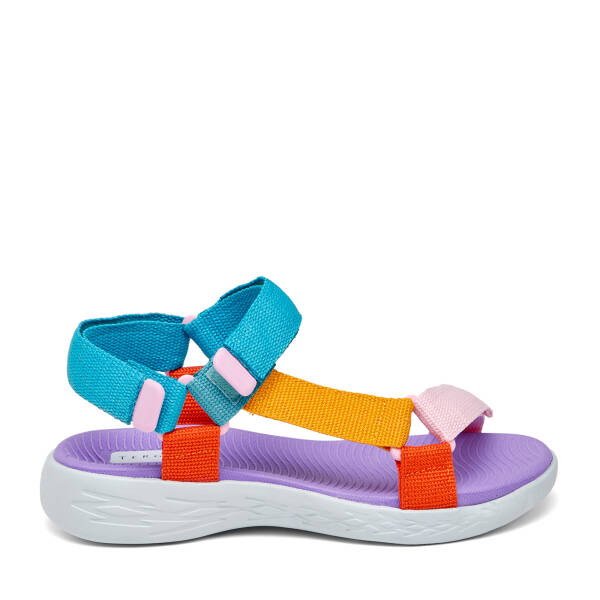 Renkli Tekstil Kadın Sandalet - K25Y1SN67866-U5P - 1