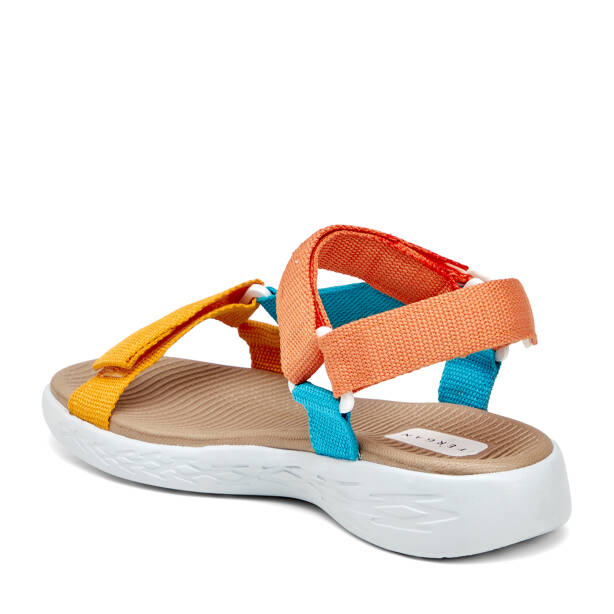 Renkli Tekstil Kadın Sandalet - K25Y1SN67866-U5Q - 3