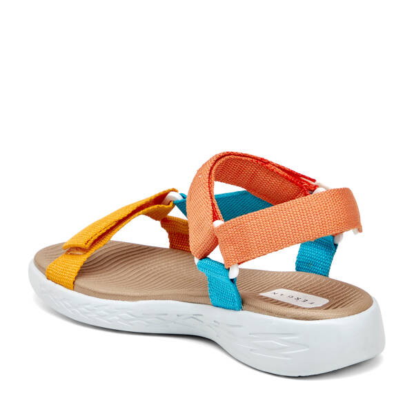 Renkli Tekstil Kadın Sandalet - K25Y1SN67866-U5Q - 3