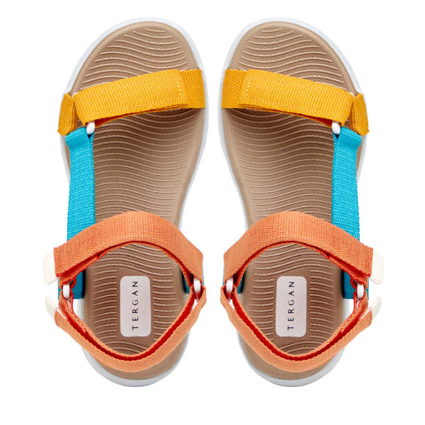 Renkli Tekstil Kadın Sandalet - K25Y1SN67866-U5Q - 5