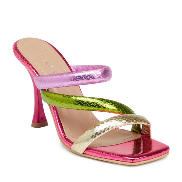 Renkli Vegan Kadın Terlik - K25Y1TR67831-U4W - 2