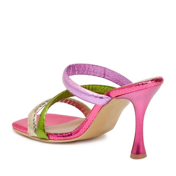 Renkli Vegan Kadın Terlik - K25Y1TR67831-U4W - 3