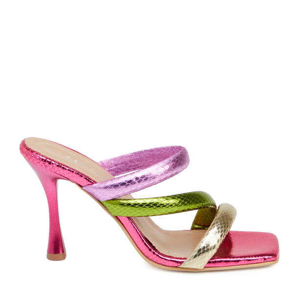 Renkli Vegan Kadın Terlik - K25Y1TR67831-U4W 