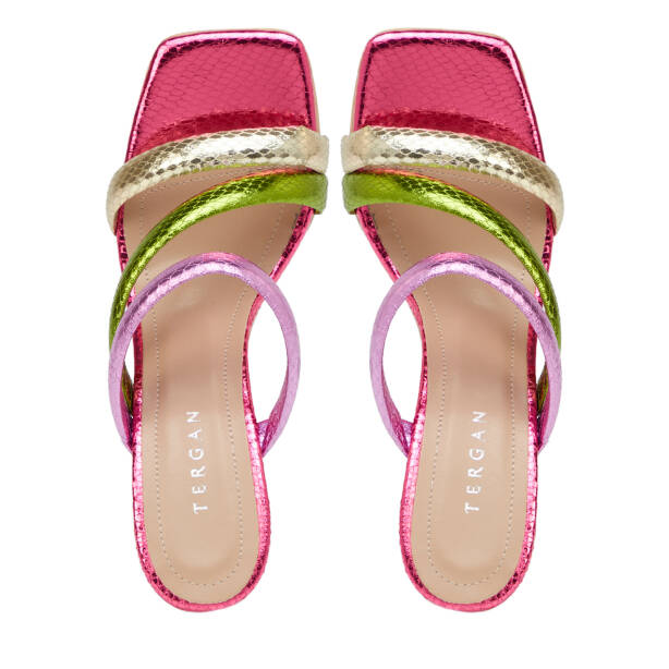 Renkli Vegan Kadın Terlik - K25Y1TR67831-U4W - 5