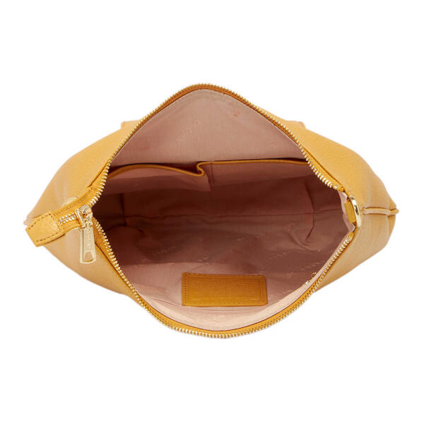 Sarı Deri Kadın Çapraz Askılı Çanta - S25Y1BC80409-H28 - 4