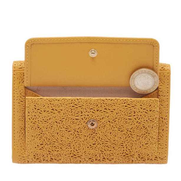 Sarı Deri Kadın Cüzdan - S1CB00005788-E96 - 4