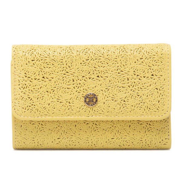 Sarı Deri Kadın Cüzdan - S1CB00005788-L5E - 2