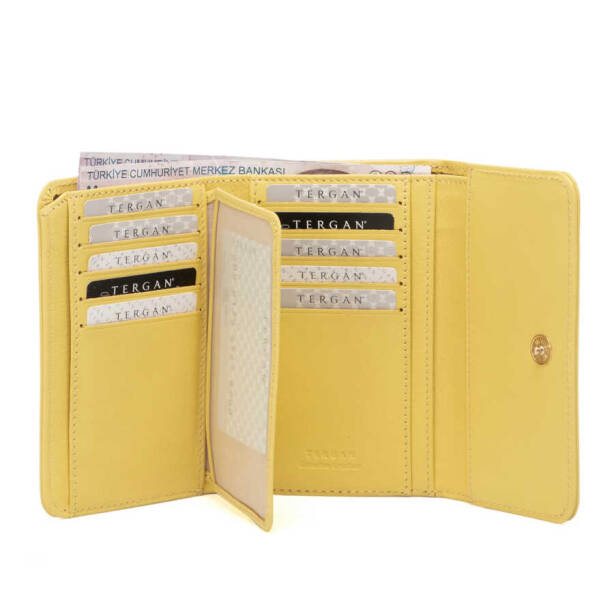 Sarı Deri Kadın Cüzdan - S1CB00005788-L5E - 4