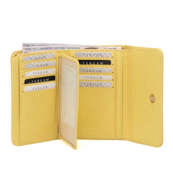 Sarı Deri Kadın Cüzdan - S1CB00005788-L5E - 4