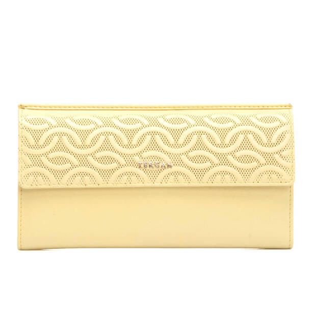 Sarı Deri Kadın Cüzdan - S1CB00005793-L5E - 2