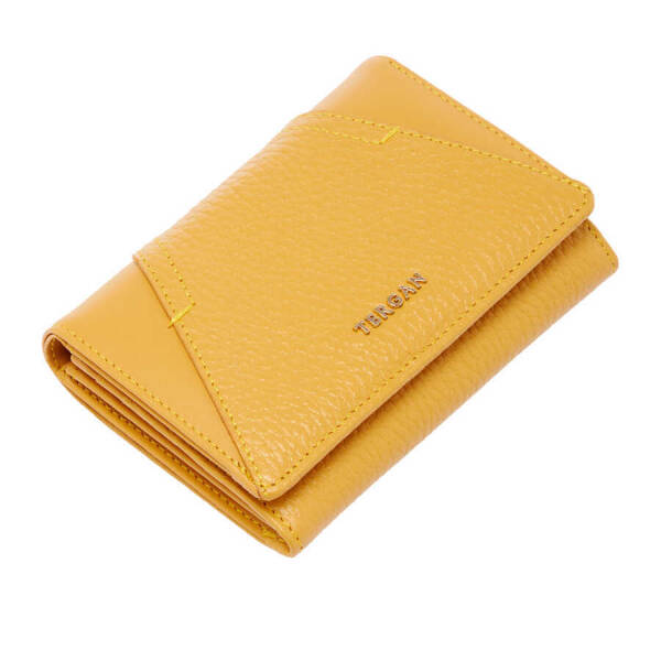 Sarı Deri Kadın Cüzdan - S1CB00005815-L6I - 1
