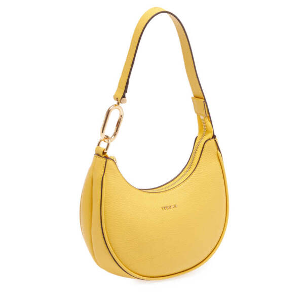 Sarı Deri Kadın El Çantası - S23Y1BC80049-D92 - 2