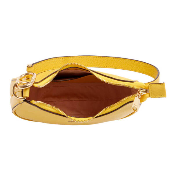 Sarı Deri Kadın El Çantası - S23Y1BC80049-D92 - 4