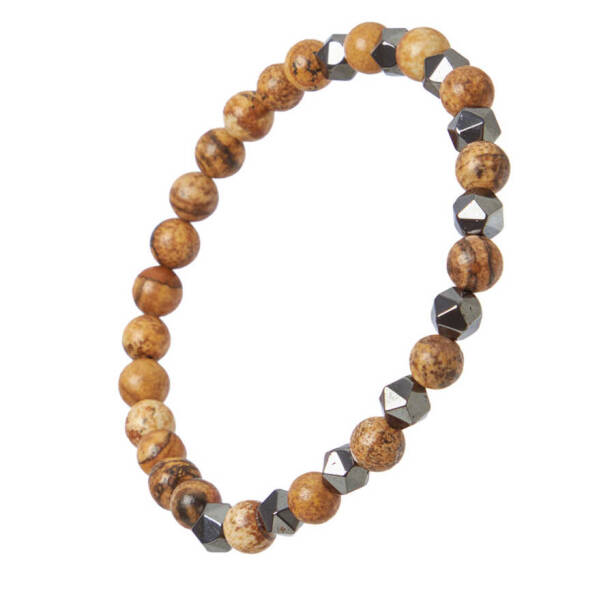 Sarı Fosil Erkek Bileklik - E1BLK0410162-R3X - 2