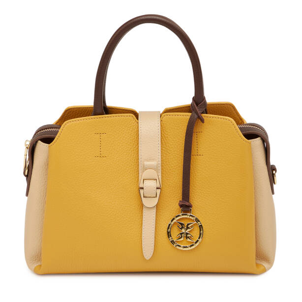 Sarı Hakiki Deri Kadın El Çantası - S26Y1BC80534-V3N 