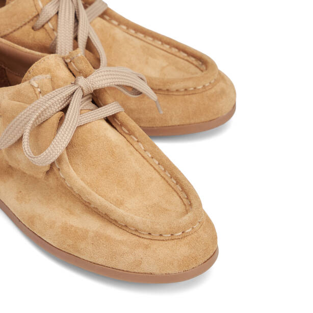 Sarı Hakiki Deri Kadın Loafer - K26I1AY68668-J7X - 3
