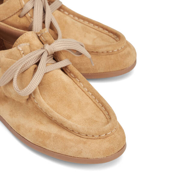 Sarı Hakiki Deri Kadın Loafer - K26I1AY68668-J7X - 3