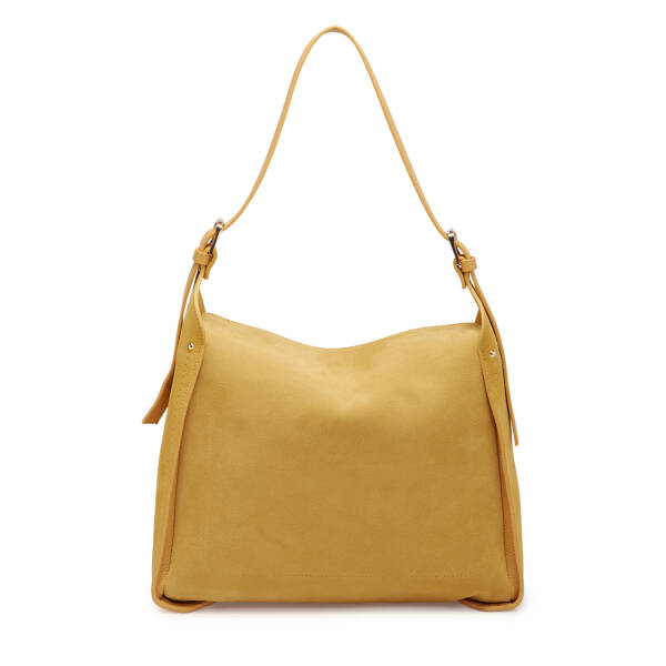 Sarı Hakiki Deri Kadın Omuz Çantası - S25K1BC80530-V2M - 3