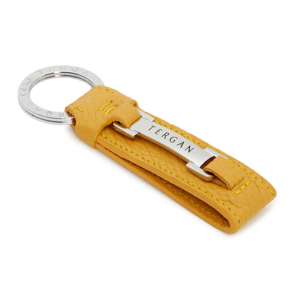 Sarı Hakiki Deri Unisex Anahtarlık - S1AN00000243-H28 - 1