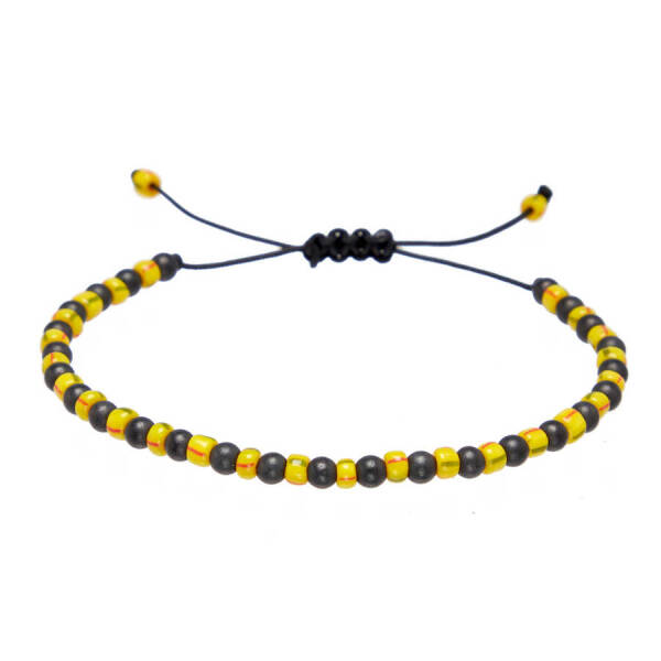 Sarı Hematit Unisex Bileklik - U1BLK0430040-D92 - 1