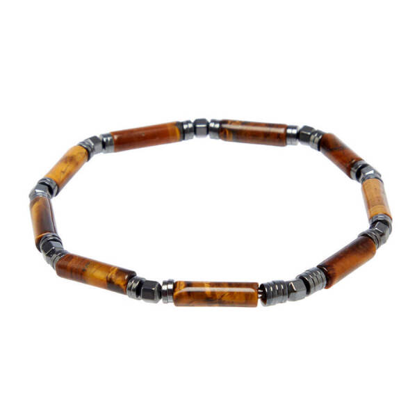 Sarı Kaplangözü Erkek Bileklik - E1BLK0410360-R3X - 1