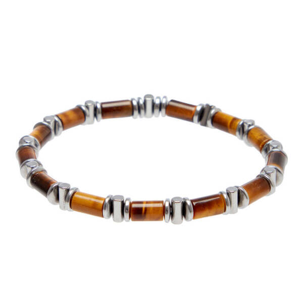 Sarı Kaplangözü Erkek Bileklik - E1BLK0410390-R3X - 1