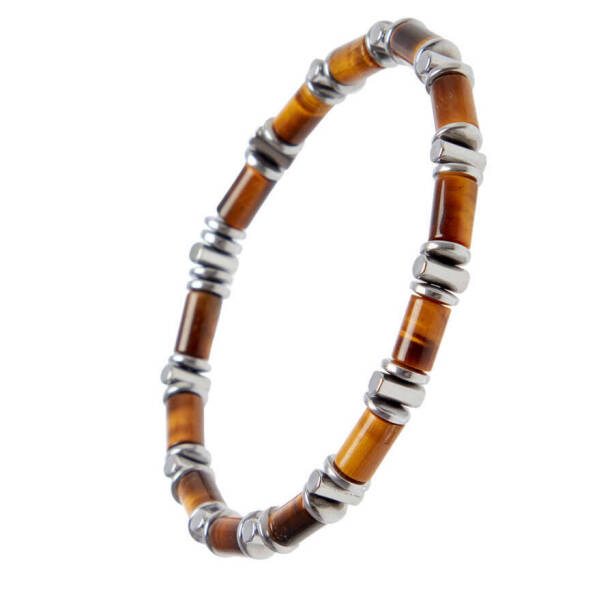 Sarı Kaplangözü Erkek Bileklik - E1BLK0410390-R3X - 2