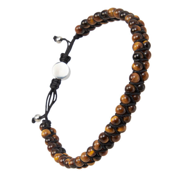 Sarı Kaplangözü Erkek Bileklik - E1BLK0410501-R3X - 2