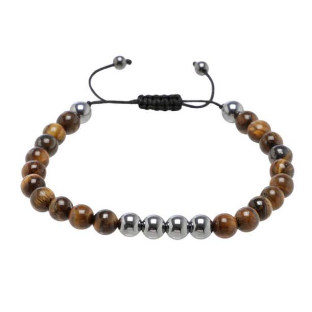 Sarı Kaplangözü Unisex Bileklik - U1BLK0430043-R3X - Tergan