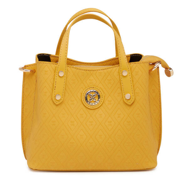 Sarı Print Kadın Çapraz Askılı Çanta - S1WPR0000806-S7S - 1