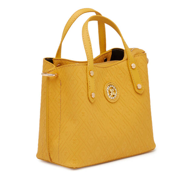 Sarı Print Kadın Çapraz Askılı Çanta - S1WPR0000806-S7S - 2