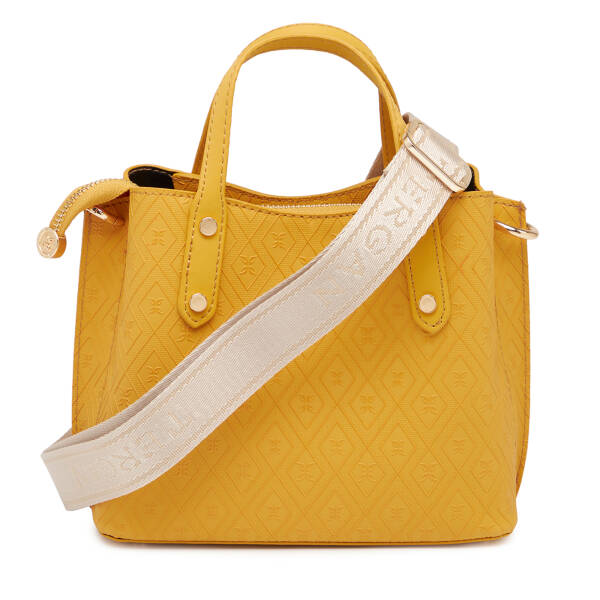 Sarı Print Kadın Çapraz Askılı Çanta - S1WPR0000806-S7S - 3