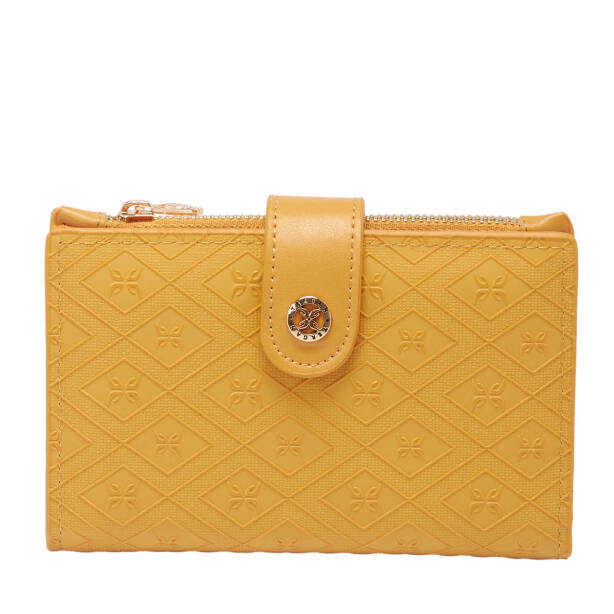 Sarı Print Kadın Cüzdan - S1CB00055816-S7S - 2
