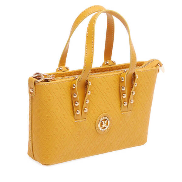 Sarı Print Kadın El Çantası - S23Y1PR09120-S7S - 2