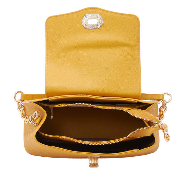 Sarı Print Kadın Omuz Çantası - S25Y1PR09163-S7S - 4