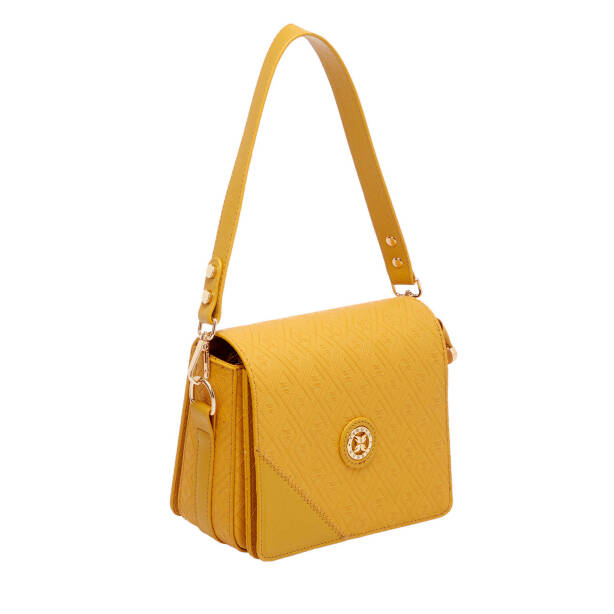 Sarı Print Kadın Omuz Çantası - S25Y1PR09168-S7S - 2